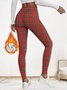 Casual Geometric Cotton Leggings