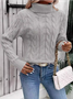 Casual Regular Fit Plain Sweater