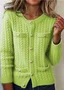 Regular Fit Cotton Casual Cardigan