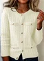 Regular Fit Cotton Casual Cardigan