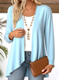 V Neck Casual Blouse