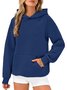 Hoodie Loose Simple Fashion Striped Hooded Loose Long-sleeved Sweatshirt