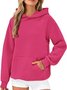 Hoodie Loose Simple Fashion Striped Hooded Loose Long-sleeved Sweatshirt