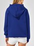 Hoodie Loose Simple Fashion Striped Hooded Loose Long-sleeved Sweatshirt