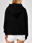 Hoodie Loose Simple Fashion Striped Hooded Loose Long-sleeved Sweatshirt