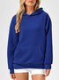 Hoodie Loose Simple Fashion Striped Hooded Loose Long-sleeved Sweatshirt