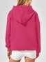 Hoodie Loose Simple Fashion Striped Hooded Loose Long-sleeved Sweatshirt