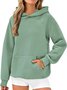 Hoodie Loose Simple Fashion Striped Hooded Loose Long-sleeved Sweatshirt