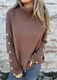 Regular Fit Casual Plain Sweater