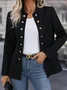 Plain Others Loose Sexy Jacket