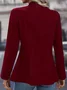 Plain Others Loose Sexy Jacket