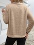 Casual V Neck Sweatshirt