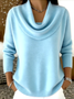 Crew Neck Casual Sweater
