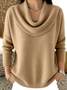 Crew Neck Casual Sweater