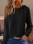 Women's Autumn And Winter Hooded Sweatshirt Solid Color Outer Wear Hooded Sweater Loose Drawstring Casual Style
