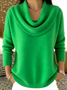 Crew Neck Casual Sweater