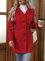 Shawl Collar Plain Regular Fit Casual Jacket