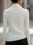 Plain Regular Fit Simple Knit Top
