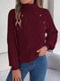 Cotton Regular Fit Casual Plain Sweater