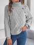 Cotton Regular Fit Casual Plain Sweater