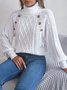 Cotton Regular Fit Casual Plain Sweater