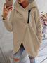 Casual Plain Hoodie Jacket