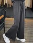 Imitation Cashmere Loose Casual Pants