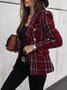 Others Color Block Dressy Regular Fit Blazer