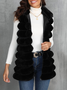 Plain Casual Loose Others Vest