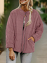 Lady Romance Stand Collar Loose Cotton-Padded jacket