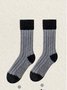 Coral Fleece Mid-calf Socks Autumn And Winter Women's Home Warm Fleece-lined Thick Plush Socks For Floors
