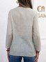 Cotton Casual Long Sleeve Top