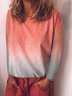 Gradient Long Sleeve Top