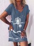 Casual Printed Dress