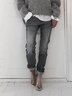 Gray Shift Denim Casual Jeans Jeans