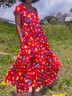 Casual Short Sleeve Geometric Weaving Dress