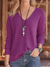 Casual Elegant Plain Acrylic Sweater
