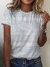 Crew Neck Casual Tribal Short Sleeve T-Shirt