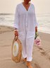 Loose Plain Jumpsuits & Romper