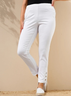Casual Cotton-Blend Regular Fit Casual Pants