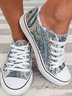 Ethnic All Season Ethnic Printing Wearable Sports & Outdoor Closed Toe Canvas Fabric Sneakers for Women