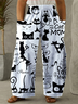 Animal Casual Cotton-Blend Casual Pants