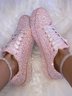 Glitter Sparkling Personalized Casual Flat Sneakers