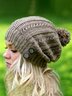 Casual Retro Twist Pattern Woolen Beanie Hat Autumn Winter Warm Accessories
