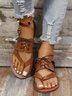 Vintage Flip Flop Roman Sandals