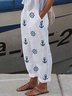 Geometric Loose Casual Pants