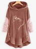 Casual Cat Fluff Hoodie Sweatshirt