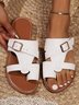 Plain Casual Summer Slide Sandals