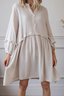 Cotton Casual Loose Dress With No