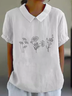 Cotton Elegant Loose Blouse